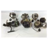 Older fishing reels and parts
