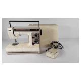 New Home sewing machine, powers on