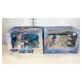 Two starting lineup freeze frame one on one