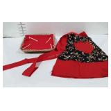 Mixed group, includes basket and apron