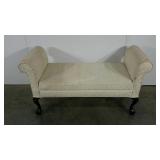 Rolled arm bench seat, 48" wide, needs cleaned