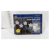 Holiday decor, box of Sparkling Tiffany Star