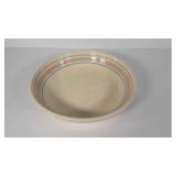 Pink and blue stripe 14" pasta bowl