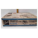 Ball wide mouth tapered half pint canning jars