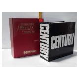 Two hardback books: Encyclopedia of American cars