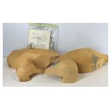 Wooden duck decoy buildables