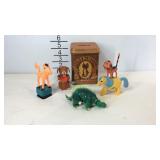 Indian princess popping corn bank and wind up