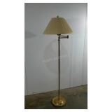 Heavyweight brass floor lamp