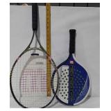 Two Wilson  game rackets