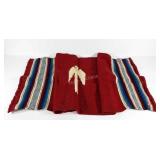 Woven southwest style runner rug, 29x63