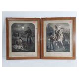 Two Beckmann Bros prints, both framed, 25.5x31.5