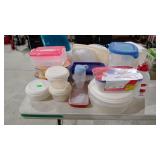 Tupperware group, new and used pieces