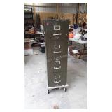 Remington Rand Fire Safe 4 Drawer File, letter
