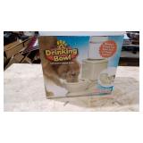 Dog and cat toilet design drinking bowl