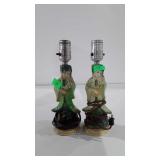 Two figural lamp bases