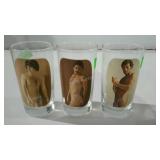 Macho men disappearing clothing glassware, 3