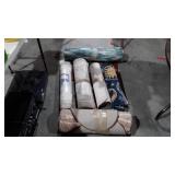 Rug group: 8 various size rugs and mats (under