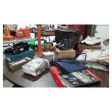 Jewelry, salts and candle holder plus