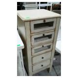 Cabinet with fall front drawers