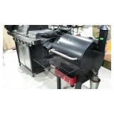 Traeger wood pellet grill with cover, new
