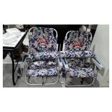 Two Tommy Bahama beach chairs and matching