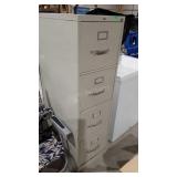Metal filing cabinet