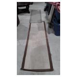 Two hallway runner rugs