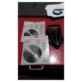 Folding military type shovel, and 2 Stihl 7.9"