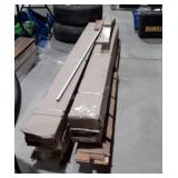 6 Boxes of Oak Hardware Flooring, open ends of