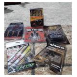 Hunting supplies, includes arrow wrap indicator,