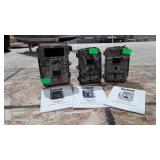 Three Bushnell trophy cams