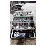 Tackle box full of hardware, includes pocket