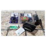 Hunting supplies, includes Bow Snatcher, hand