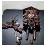 Stag Coo Coo Clock, Antlers are broke will need