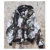 Camouflage Vertigo Coat with Hood, by Native