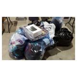 Eight bags of clothes