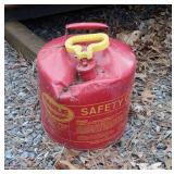 Eagle 5 gallon galvanized Gas Can, dented but