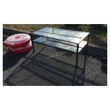 Double Glass shelf Coffee or Gardeners Table,