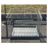 Nice Folding wire Pet Cage, 20x30x24" high