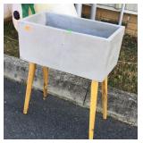 Planter Box Stand, lightweight cement fiber made