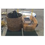 Home Goods Baskets lot, 2 big in size