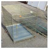 Folding Wire Pet Cage, heavy duty, 26x42x30" high
