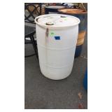 White Poly 55 gallon Barrel, seller code KT