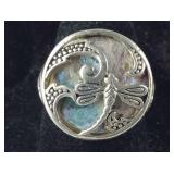 Sterling silver and Mother of pearl ring size 5.5