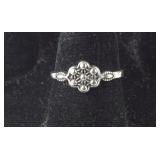 Sterling silver size 6 Bali ring