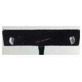 Sterling silver wing earrings