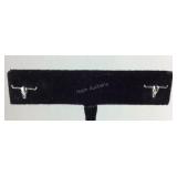 Sterling silver longhorn earrings