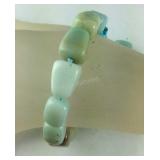 Multi color Amazonite 247ct adjustable bracelet