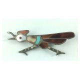 Southwestern Road Runner Inlaid Multi-Stone