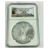 NGC MS 69 Early Release 2013-S Silver Eagle 0.999